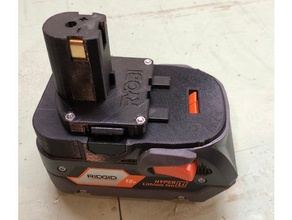 ridgid battery ryobi tool adapter holder tools 18v 3d print model - Mito3D