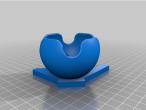 Chiron Raquetball Fuß 3d print model - Mito3D