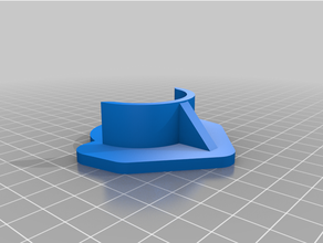 chuveiro Cajado suporte banheiro 3d print model - Mito3D