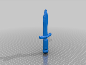 dagger pen knife 3d print model - Mito3D