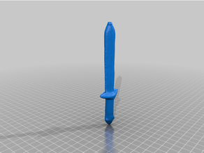broad sword pen bic 3d print model - Mito3D