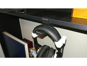 headphone hanger gaming headphones bracket ear 3d print model - Mito3D