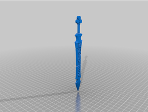 imundo espada deamon ótimo crânio 3d print model - Mito3D
