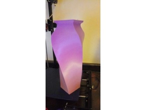 escorregar elegante decoração flor Panela vaso espiral impressão vasos modo 3d print model - Mito3D