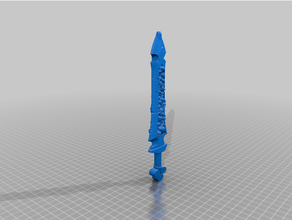 inmundo espada bolígrafo 3d print model - Mito3D