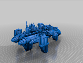 flota batalla gótico espacio marina cobra 40k bfg martillo guerra 3d print model - Mito3D