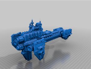 flota batalla gótico espacio marina gladius ver1 40k bfg martillo guerra 3d print model - Mito3D