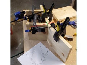 angle clamp helper woodworking tools 3d print model - Mito3D