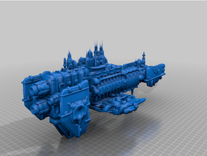 frota batalha gótico espaço marinho ver1 40k bfg martelo guerra 3d print model - Mito3D