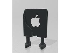 manzana iphone estante soporte apple iPhone escritorio organizador iphoneholder iphonexr iphonexs iphonexsmax teléfono 3d print model - Mito3D