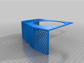honeycomb radiator rgill 120 mm fan geeetech prusa i3 3d print model - Mito3D