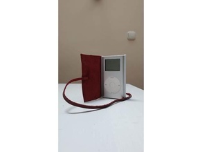 iPod mini folio Cas gaine couverture Matériel agrafe 3d print model - Mito3D