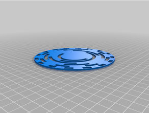 parametric gray disk 1 bit upto 14 rotary encoder 3d print model - Mito3D