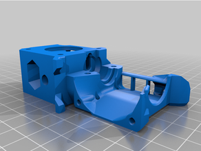 simple hypercube bear extruder adaptation bfptouch mount 3d printer 3d print model - Mito3D