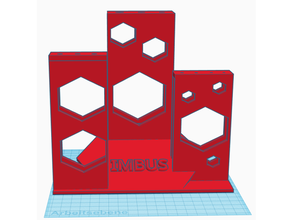 bus hexabit supporter inbuskey clé Allen outil organisateur 3d print model - Mito3D
