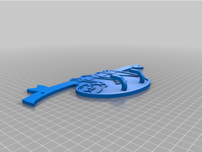 perezoso llave percha manos gancho 3d print model - Mito3D