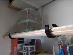 balsa bois supporter étagère artisanat grille outils 3d print model - Mito3D