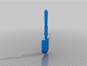 combat shovel pen bic tool weapon 3d print model - Mito3D
