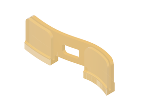 Vertikale blind Reparatur Clip Jalousie window 3d print model - Mito3D