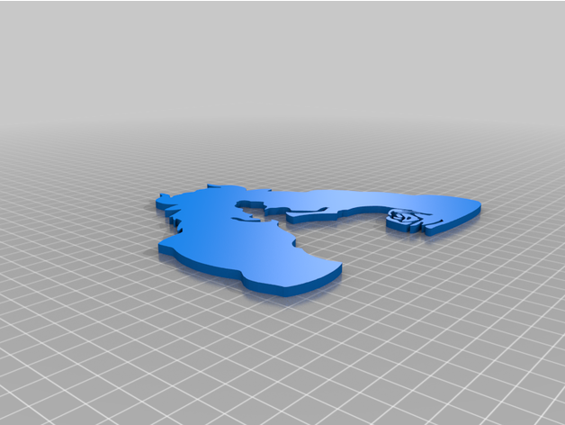 belle bête silhouette 3D print model - Mito3D