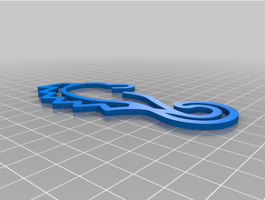 Seepferdchen Dusche Vorhang Aufhänger Tier 3d print model - Mito3D