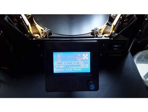 anycubic kossel lcd 12864 reprap Grafik Clever Regler Swiffel montieren lcd12864 3d print model - Mito3D