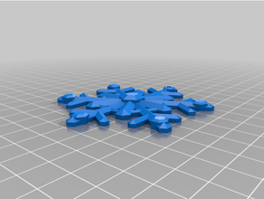 snowflake-02 3d print model - Mito3D