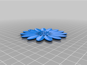 flower-01 3d print model - Mito3D