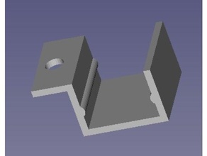 ikea led-bar ledberg mounting 3d print model - Mito3D
