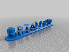 brianna massiel customized 3d print model - Mito3D