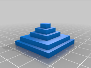 kalibrasyon ziggurat kalibre etmek yazıcı 3d print model - Mito3D