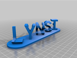 lynsi jesse customized 3d print model - Mito3D