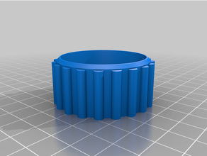 toilet button 3d print model - Mito3D
