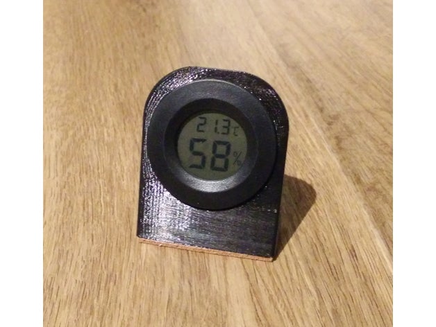 Hygrometer Halter Unterstützung Stehen 3D print model - Mito3D