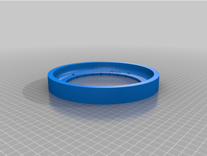 angepasst Kreis Vorlage 3d print model - Mito3D