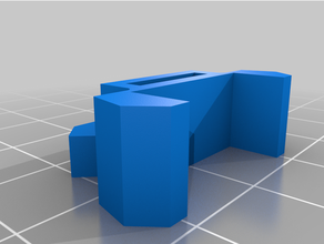 nerf picatinny trilho conversor 3d print model - Mito3D