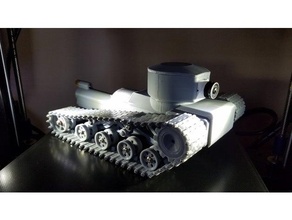 mini-tracker arduino tank tracks wemos d1 mini 3d print model - Mito3D