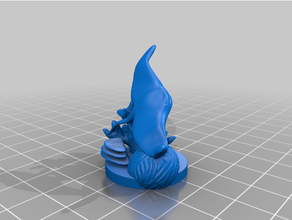 mini ray coral reef coral coral reefs dnd easy easy print easy print manta manta ray mini miniature miniatures support sea supportless 3d print model - Mito3D