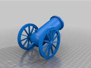 tiny cannon gadget gadgets3d pirates toy 3d print model - Mito3D