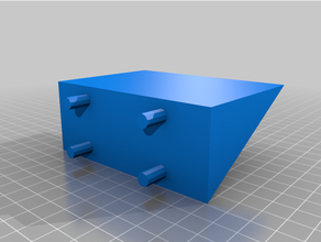 customized pedestal shelf pegboards 3d print model - Mito3D