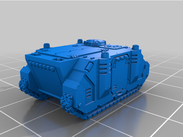 tiny tank fancy apc 3D print model - Mito3D