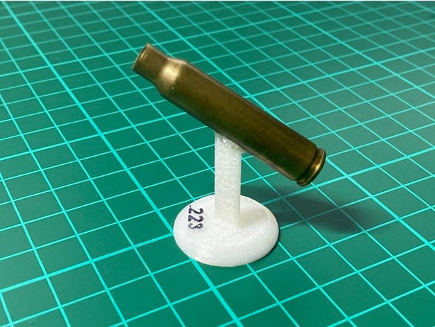 223 display stand ammo ammunition rifle 3D print model - Mito3D