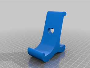 phone holder stand smartphone 3d print model - Mito3D