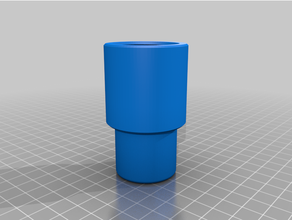 femmina 1 pollice tubo filo adattatore 3d print model - Mito3D