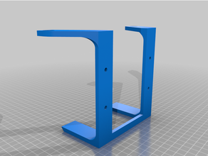 asus rt-ac86u router wall mount 3d print model - Mito3D