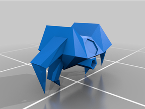 zorro ataque larva moscardón descendencia 2 ii fps mech retro robot 3d print model - Mito3D