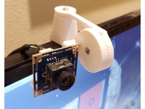 filet moniteur montures webcams a6 octoprint webcam monter 3d print model - Mito3D