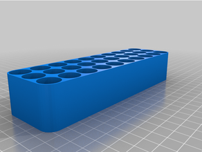 30 aa battery holder customized 3d print model - Mito3D