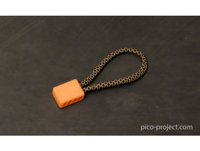 zipper pull paracord 550 braclet 3d print model - Mito3D
