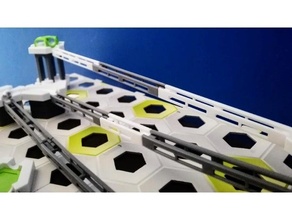 gravitrax rotaia piccolo Stampa letti ponte compatibile marmo traccia letto campata forte brani 3d print model - Mito3D